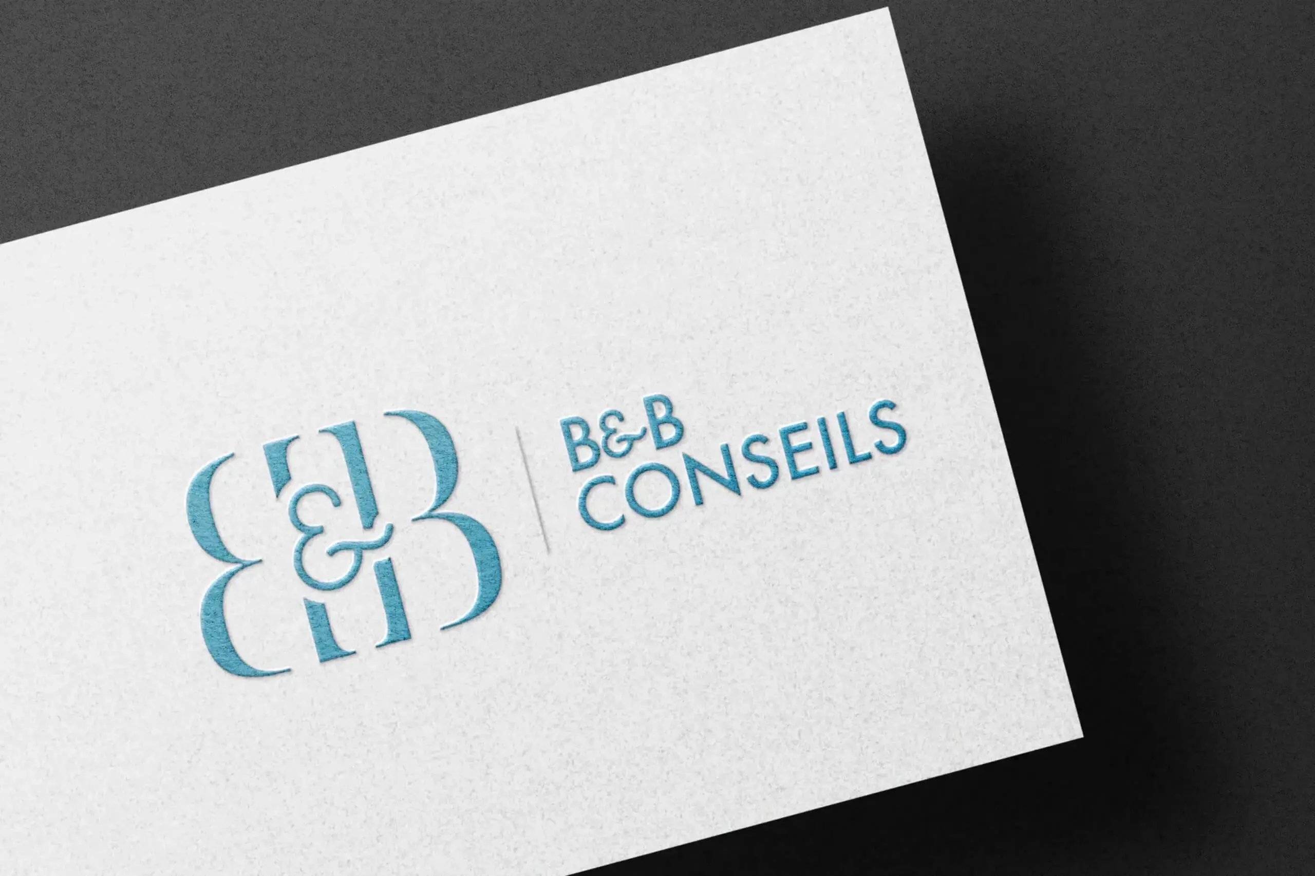 B&B Conseils : Conception d'un logo reflétant l'expertise en conseil stratégique aux entreprises dans l'immobilier.